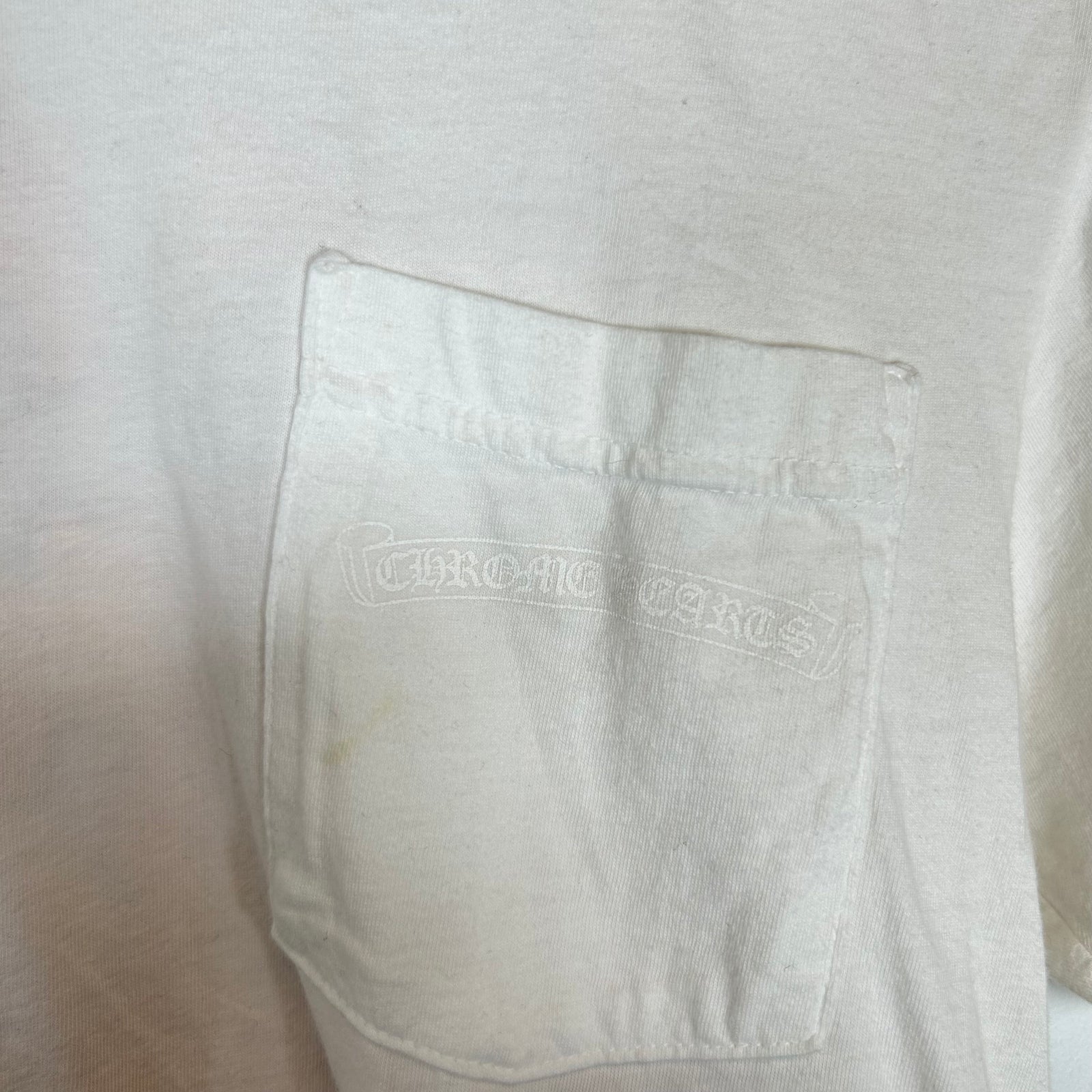 Chrome Hearts White/Orange Dagger T-Shirt Size S