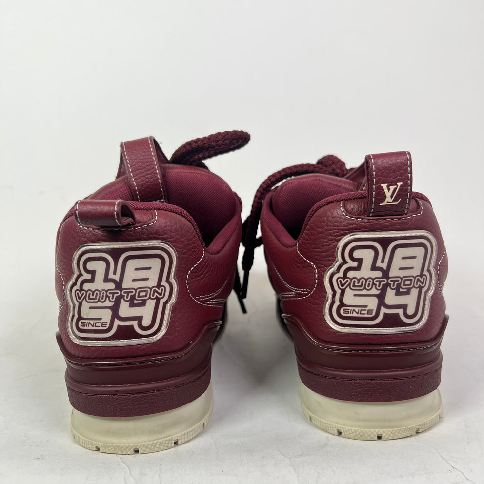 Louis Vuitton Burgundy Skate Sneaker