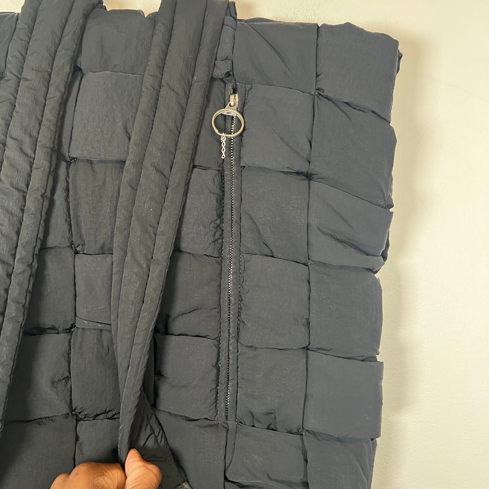 Bottega Veneta Black Padded Cassette Backpack