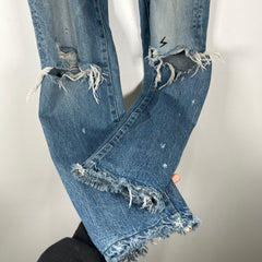 Undercover SS05 'But Beautiful' Graffiti Patch Denim Size 3