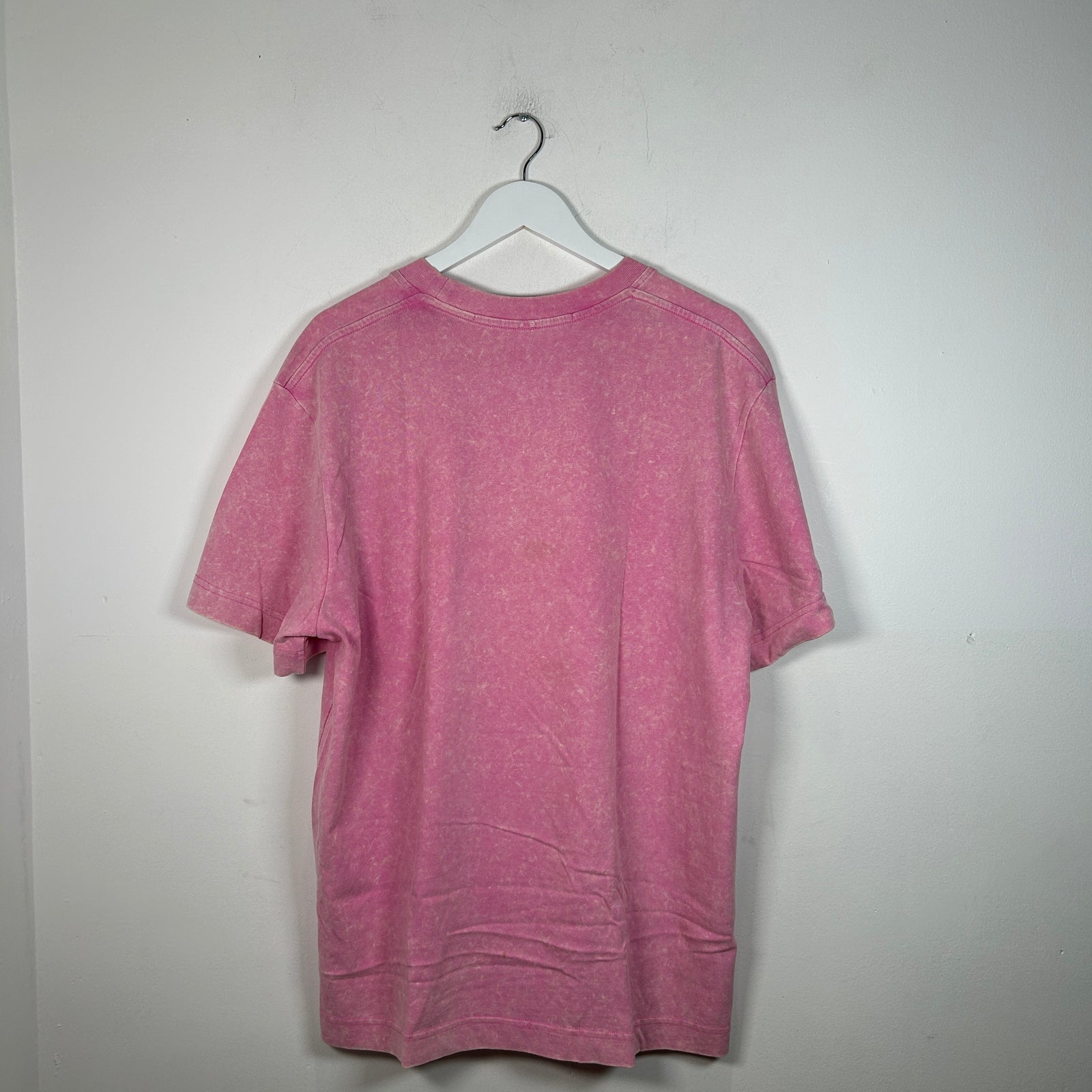 Alexander Wang Acid Pink Oversized Logo T-Shirt Size L