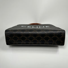 Celine Cabas Vertical Triomphe Logo Tote