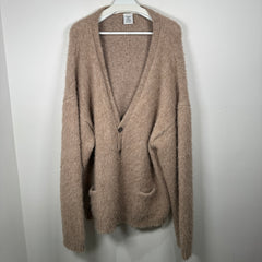 Vetements FW/20 Kurt Cobain Beige Knit Caradigan