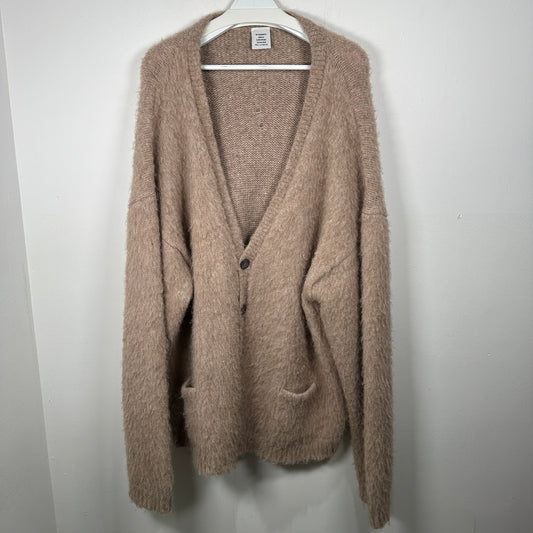 Vetements FW/20 Kurt Cobain Beige Knit Caradigan