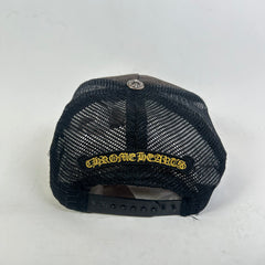 Chrome Hearts Black/Gold CH Hollywood Corduroy Trucker Hat
