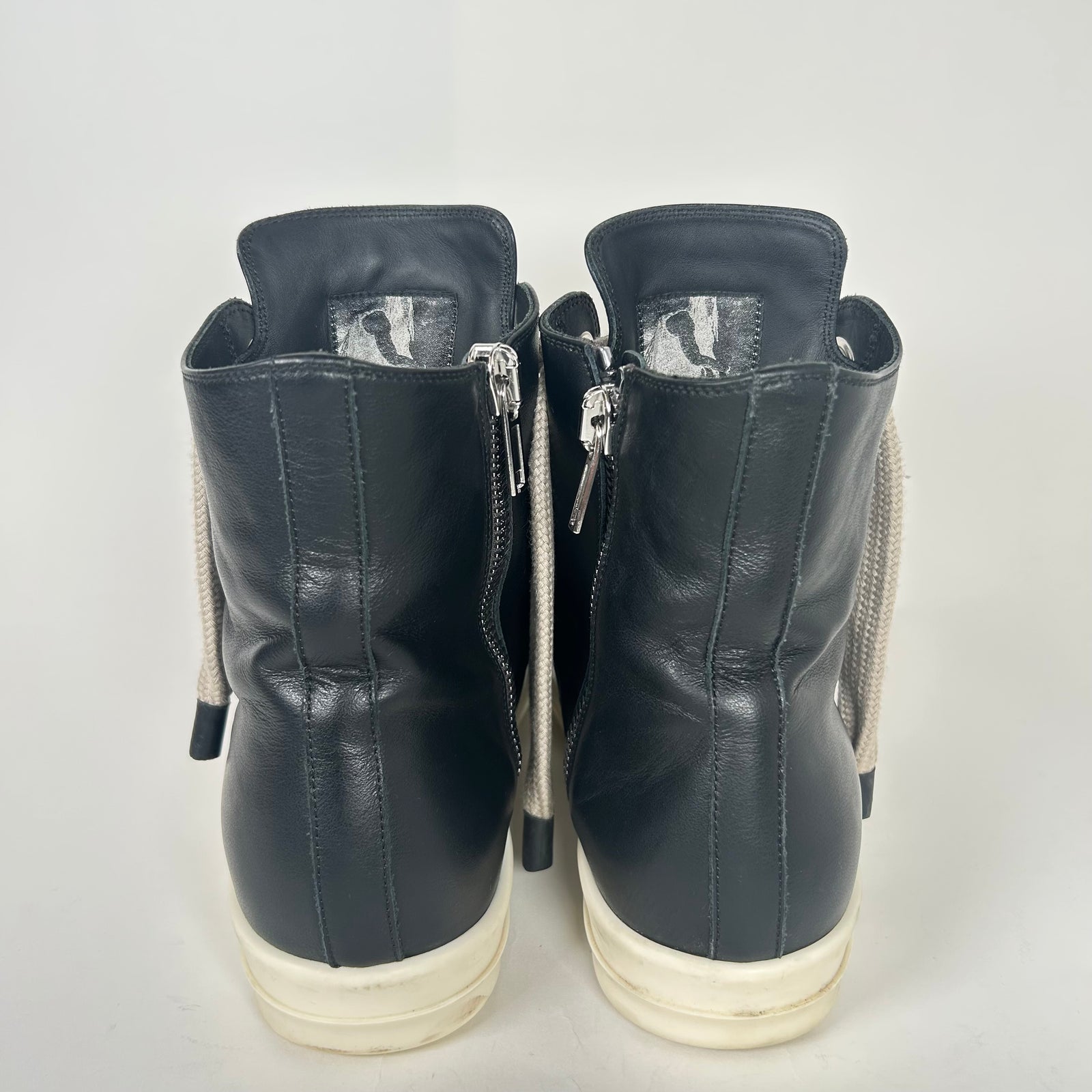 Rick Owens High Top Jumbo Lace Ramones Size 9
