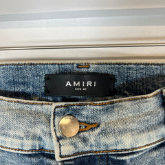 Amiri Mx-1 Blue Patch Jeans Size 40
