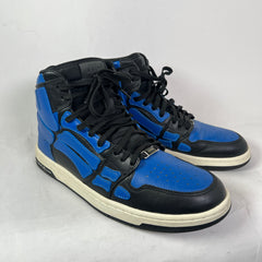 Amiri Royal Blue Skeleton High-Top Sneaker