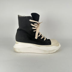 Rick Owens Canvas Abstract High-Tops Ramones Size 40