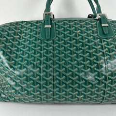 Goyard Goyardine Green Boeing 55 Travel Duffle Bag
