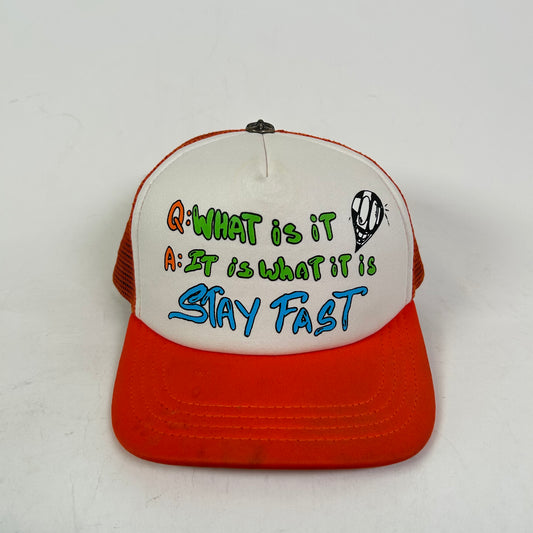 Chrome Hearts Matty Boy Stay Fast Trucker Hat