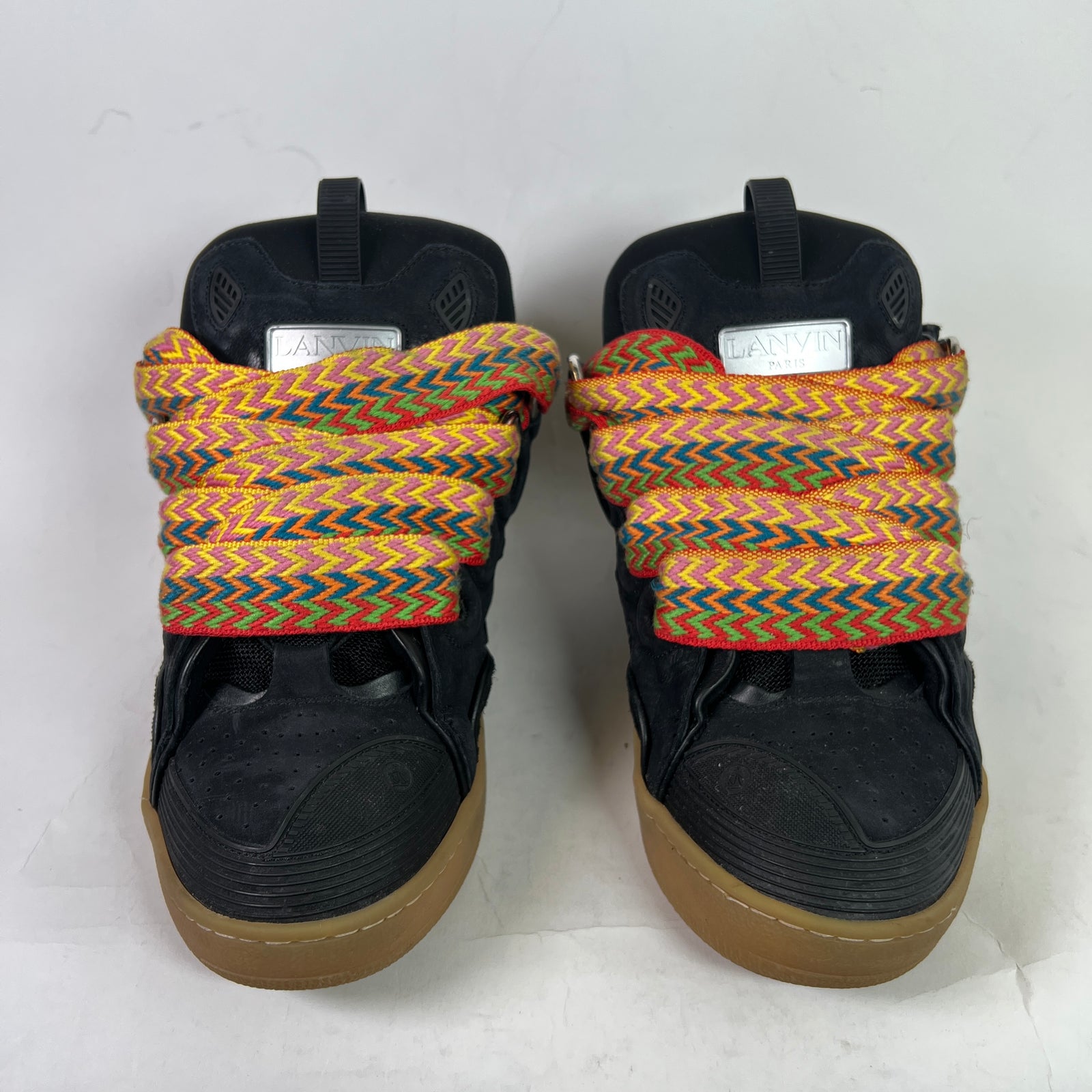 Lanvin Black Curb Sneaker Size 45
