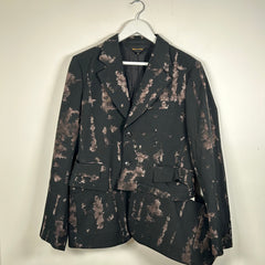 Comme Des Garcon Patterned Wool Gabardine Jacket Size L