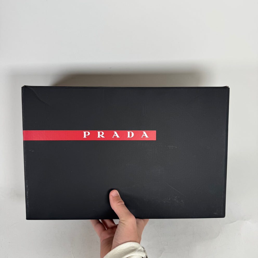 Prada Red/White Patent Leather Cups Size 9