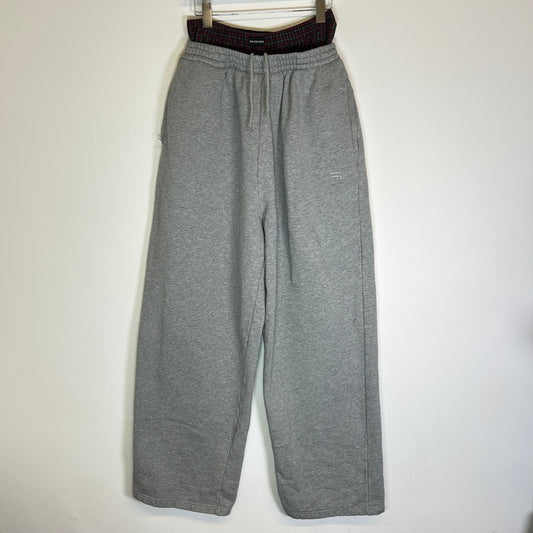 Balenciaga Grey Double Waist Boxer Sweatpants Size S