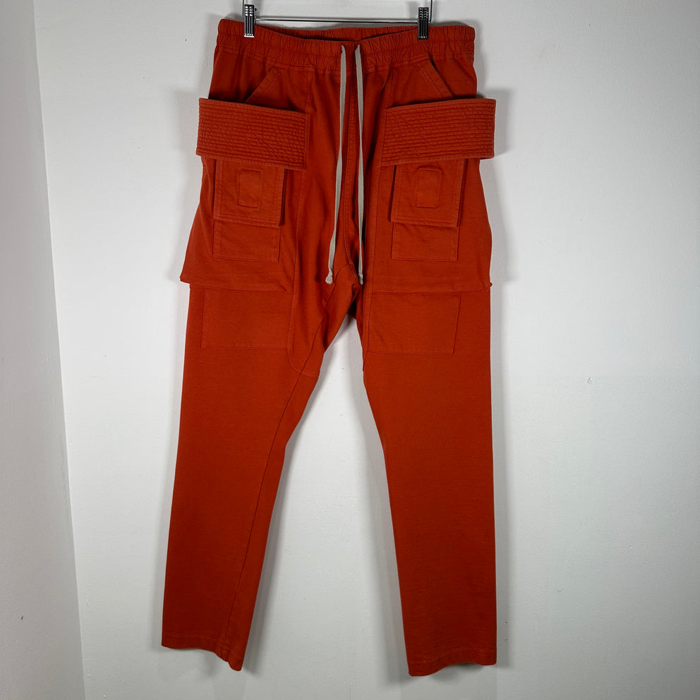 Rick Owens Orange Creatch Cargo Size L