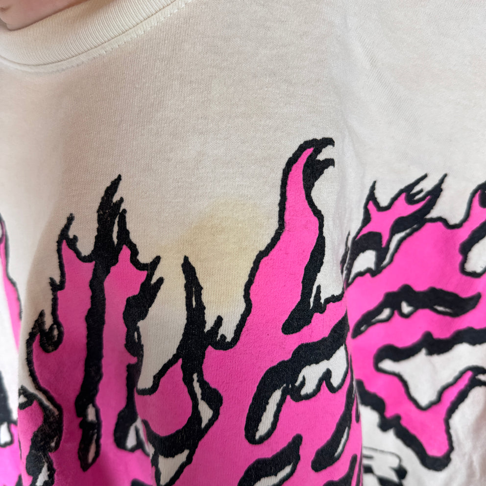 Hellstar Cream/Pink 'Sounds Like Heaven' T-Shirt Size L