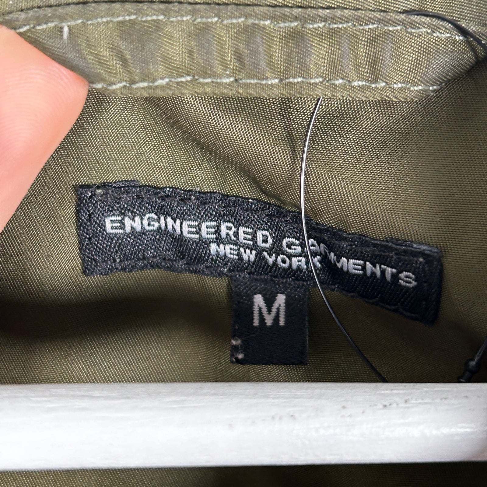 Engineered Garment Green Anorak Size M