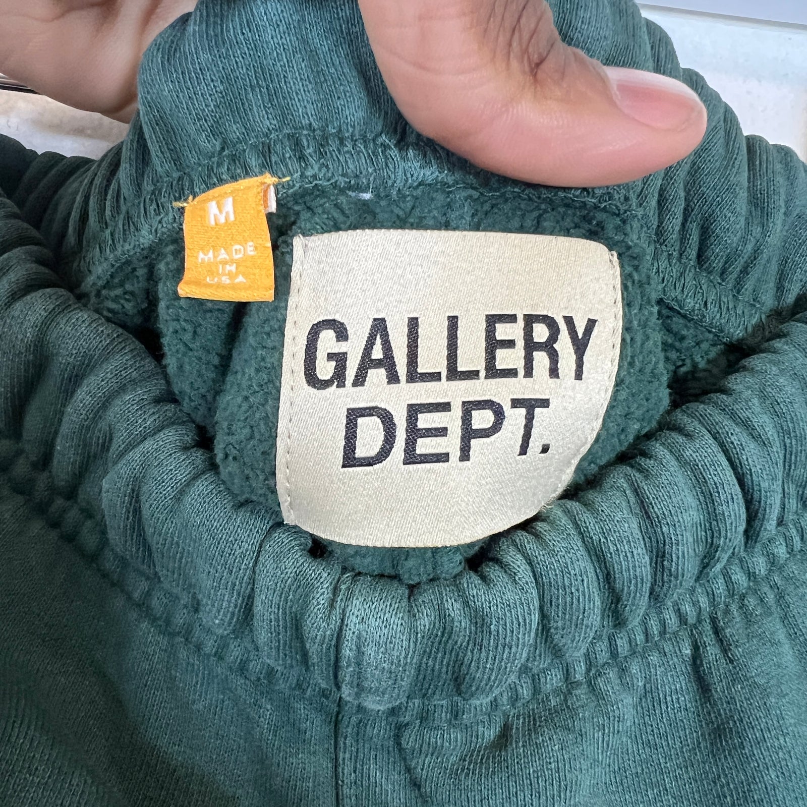 Gallery Dept Green Paint Splatter Sweatpants Size M