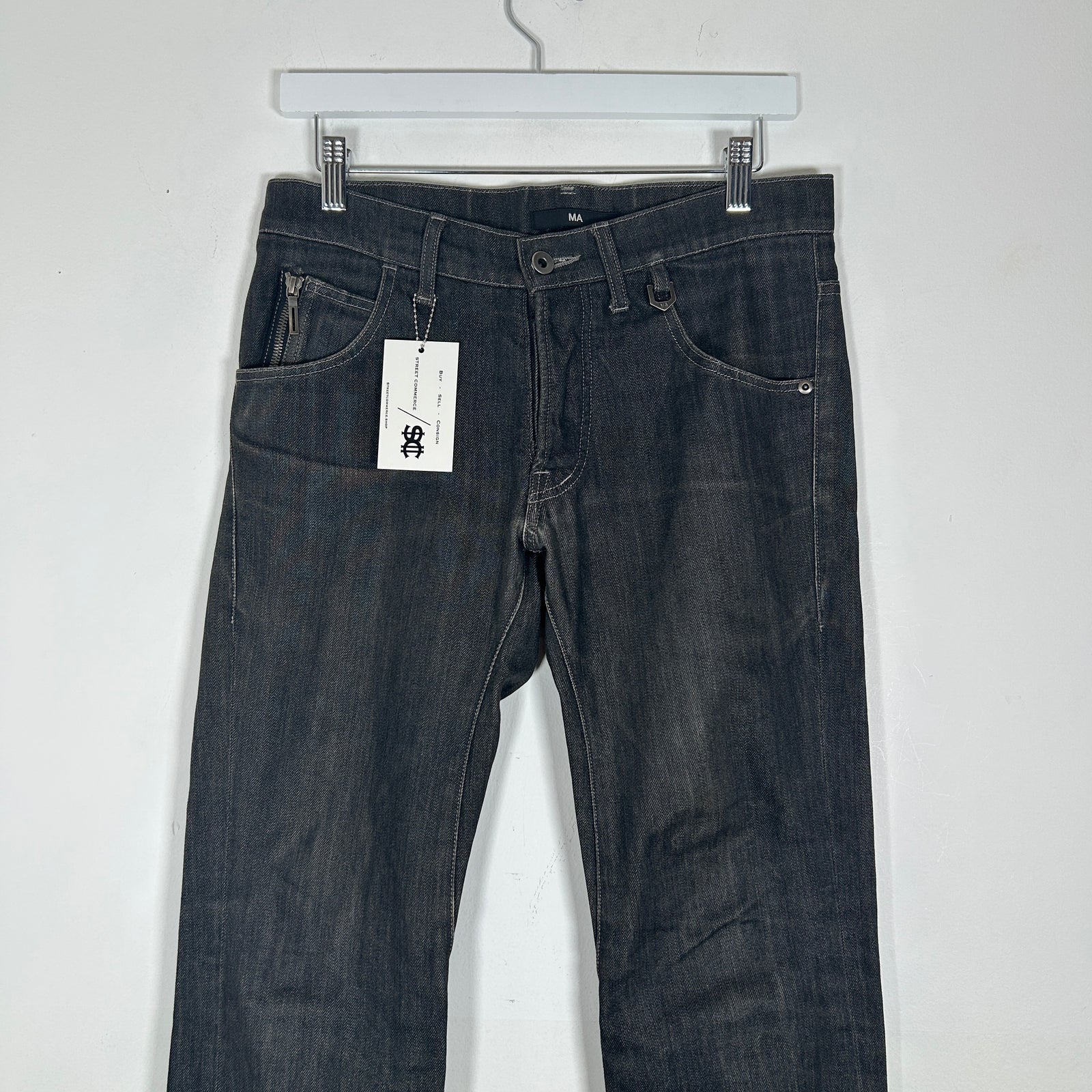 Julius SS09 MA Black Denim Jeans Size 28