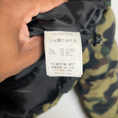 Bape 1st Camo Down Puffer Jacket Size L