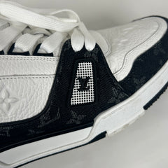 Louis Vuitton Black Monogram Denim Trainer Size LV 9
