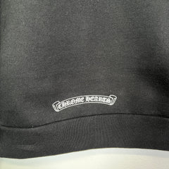 Chrome Hearts Black Vertical Logo Hoodie Size L