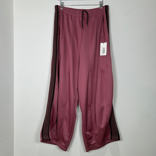 Needles Pink Wide Leg Track Pants Size M