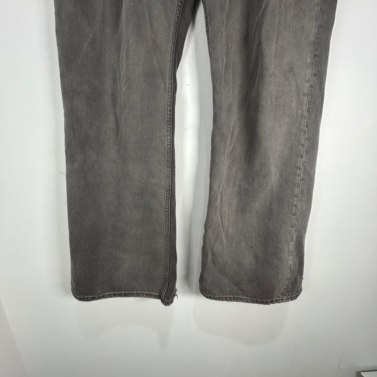 Acne Studios 2021M Saxon Flares Grey Denim Size 30