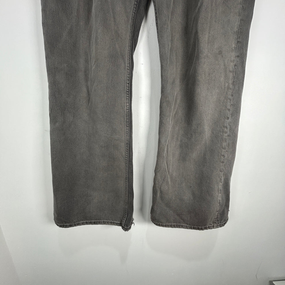 Acne Studios 2021M Saxon Flares Grey Denim Size 30