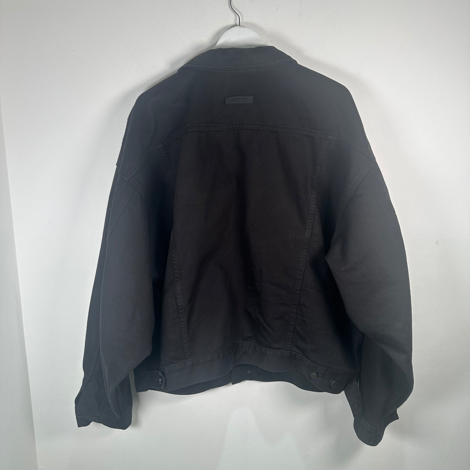 Fear Of God Black Denim Jean Jacket Size XXL
