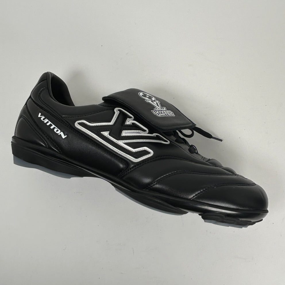 Louis Vuitton Black 'Footprint' Soccer Sneaker Size 10.5 LV