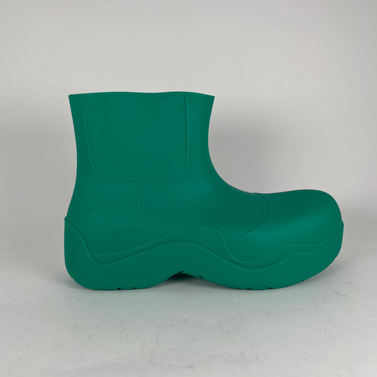 Bottega Veneta Green Puddle Boots Size 12