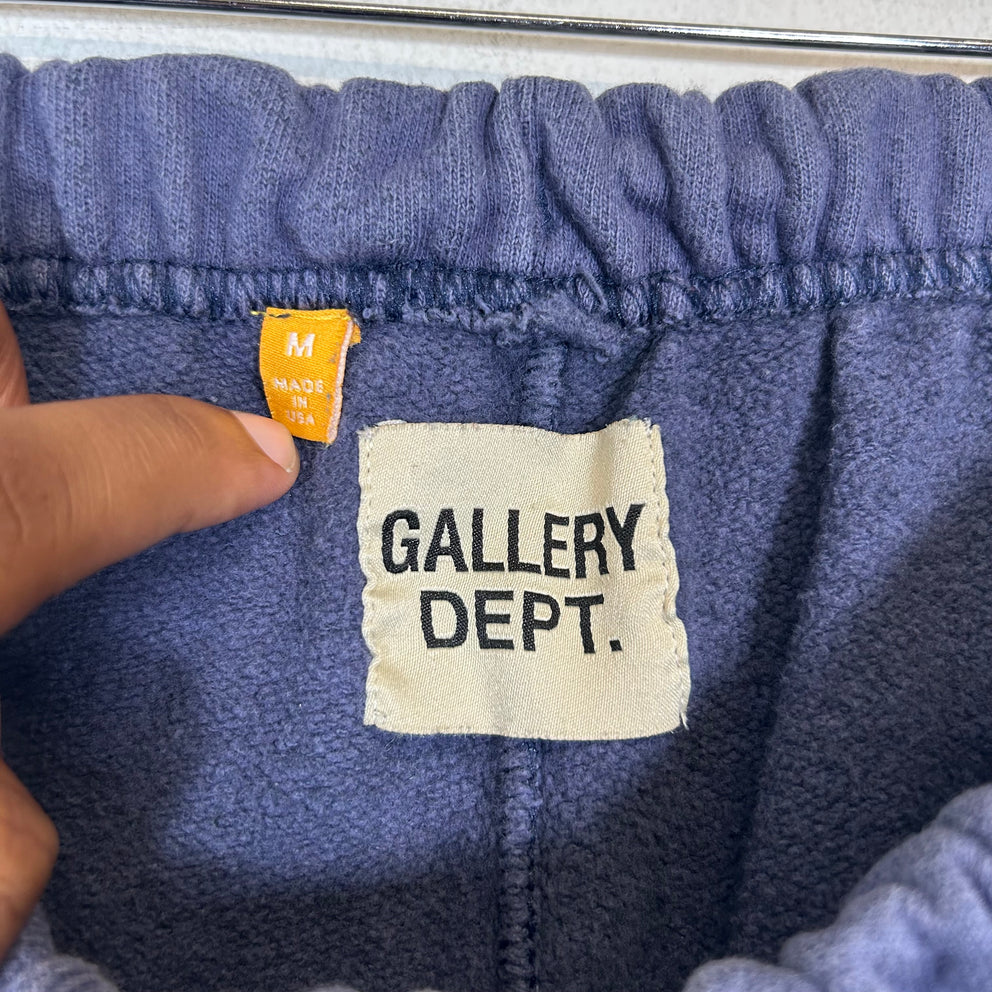 Gallery Dept Navy Paint Splatter Flared Sweatpants Size M