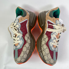 Gucci Burgundy GG Rhyton Sneaker
