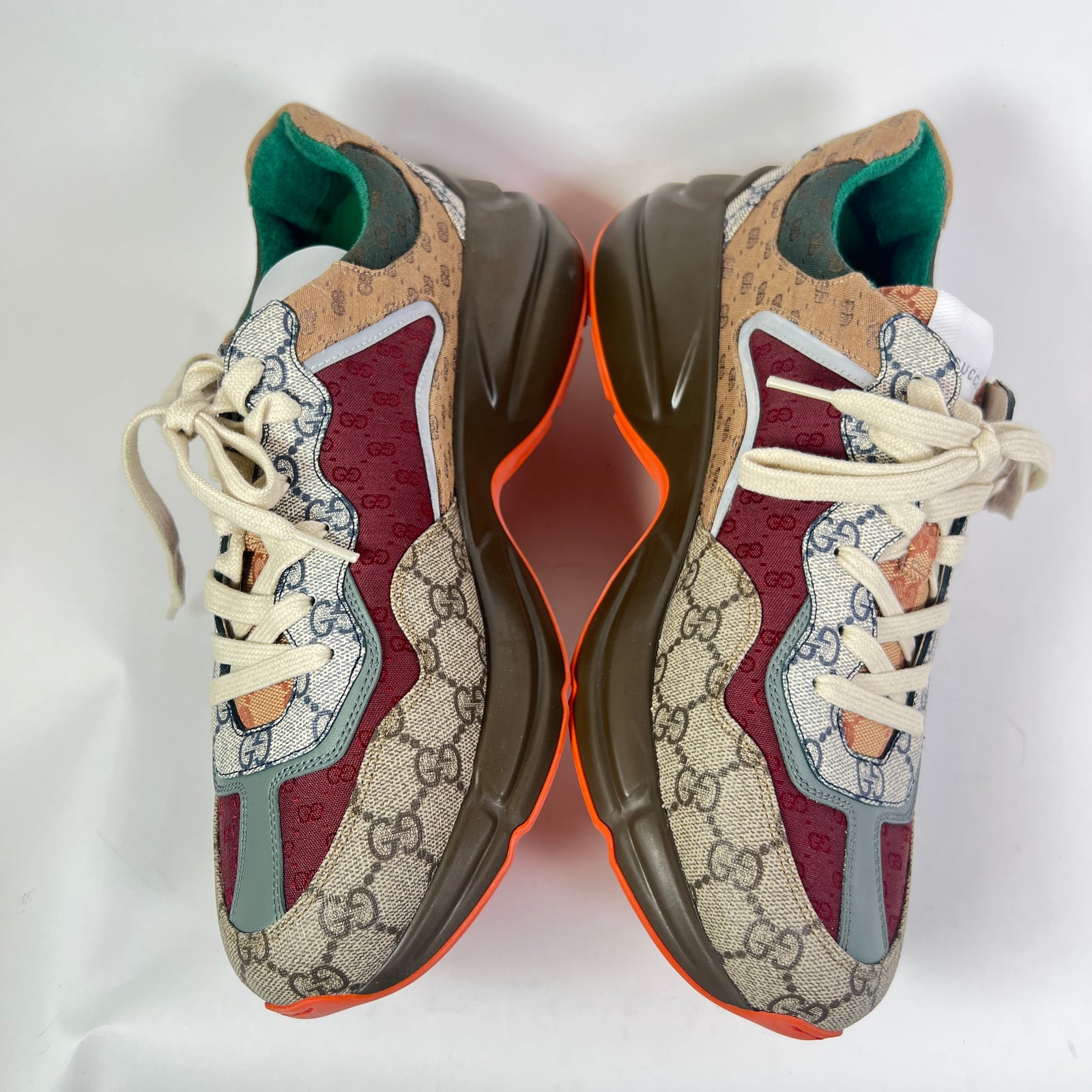 Gucci Burgundy GG Rhyton Sneaker