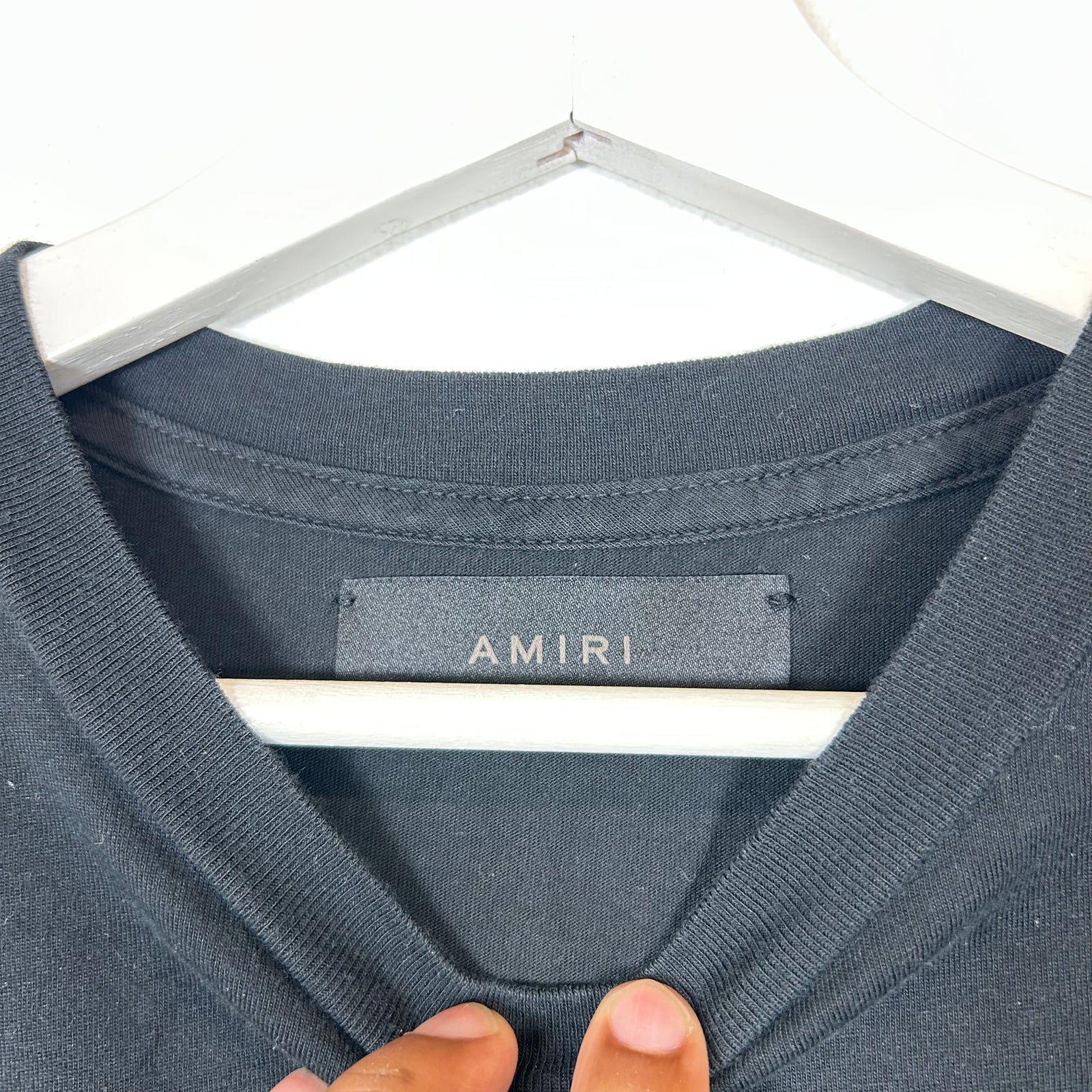 Amiri Black 'TGCW' Logo T-Shirt Size S