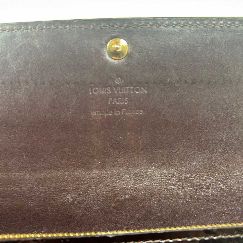 Louis Vuitton Portefeuille Monogram Vernis Sarah Wallet