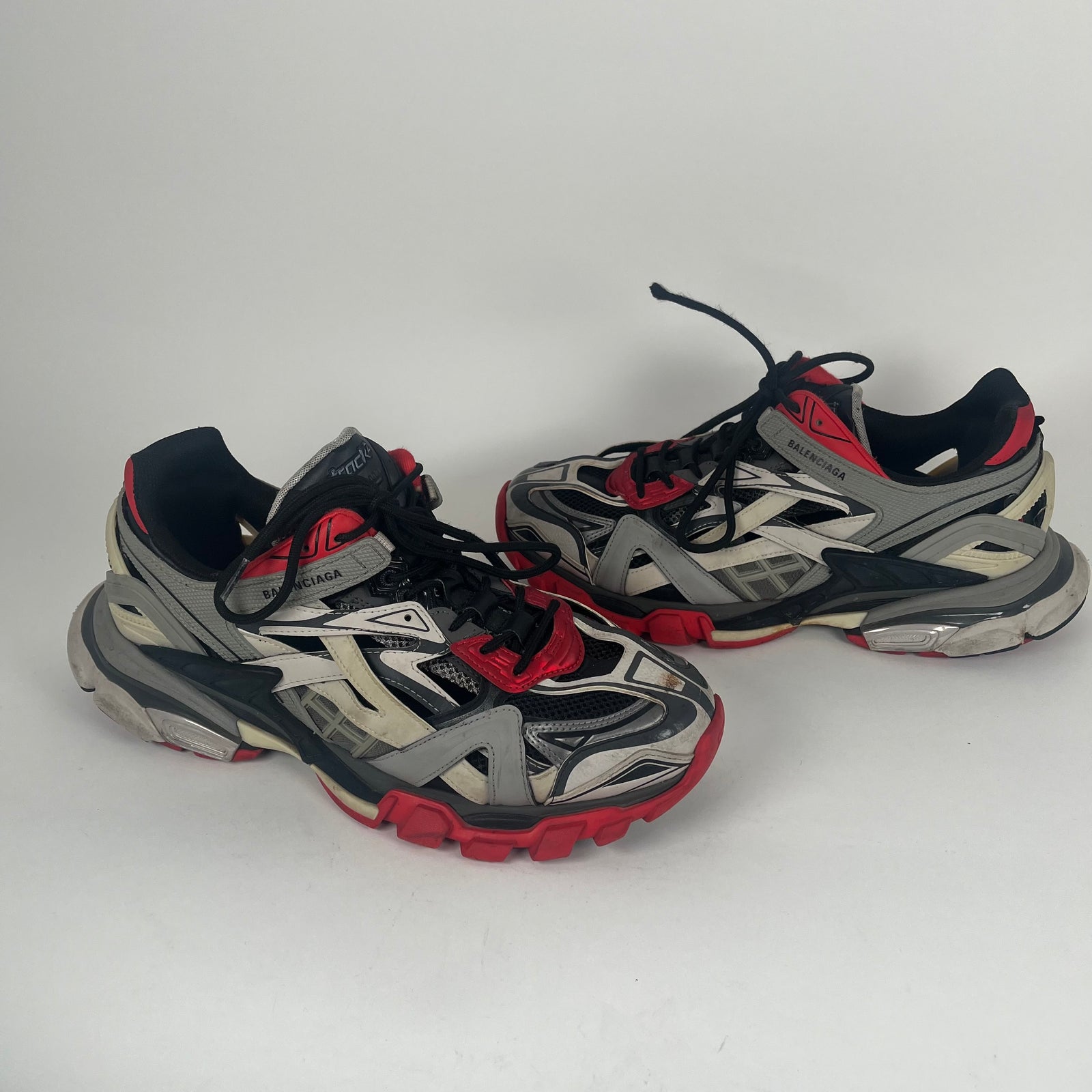 Balenciaga Track 2 Red/Grey Size 12