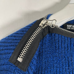 Raf Simons Cable Knit Zipper Sweater Size XXL