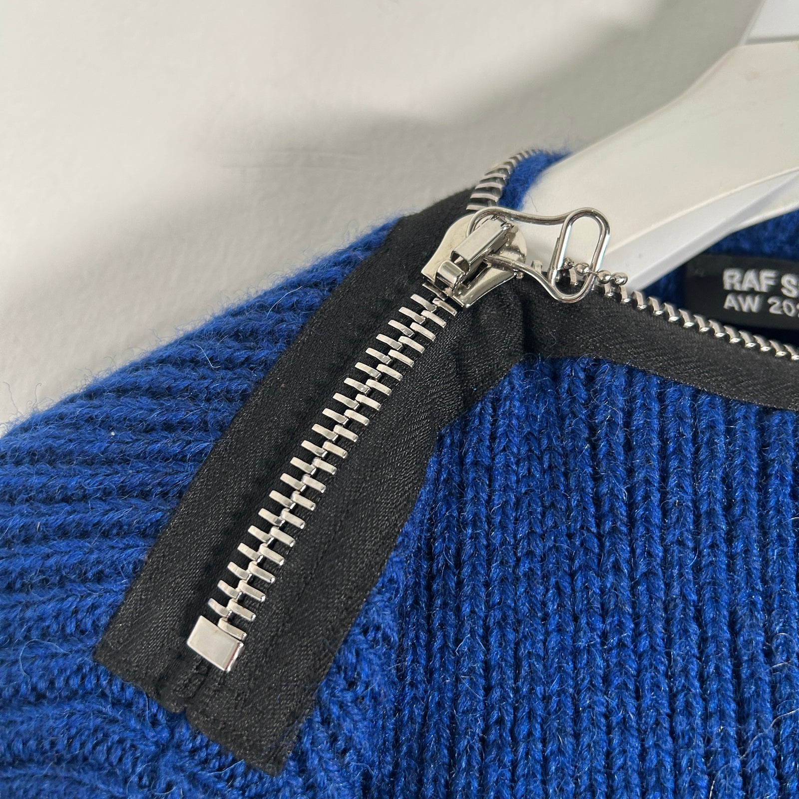 Raf Simons Cable Knit Zipper Sweater Size XXL
