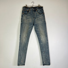 Purple Brand Lightwash Paint Splatter Jeans Size 30