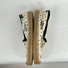 Saint Laurent Polka Dot Espadrilles Size 37.5