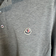 Moncler Grey Maglia Longsleeve Polo Size L