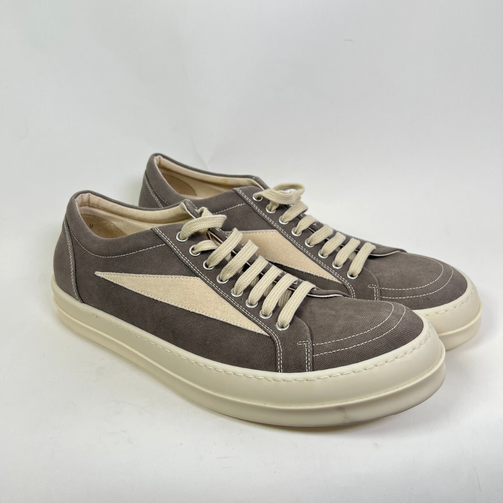 Rick Owens Grey Vintage Low Top Size 47