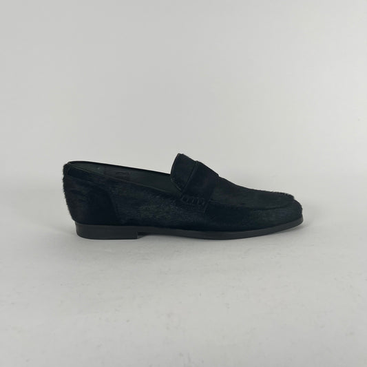 Lanvin Black Ponyhair Loafer Size 6