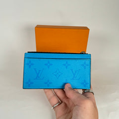 Louis Vuitton Blue Monogram Card Holder