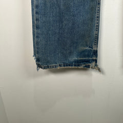 Rick Owens Vintage Slab Blue Distressed Jeans Size 30