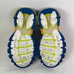 Balenciaga Metallic Silver Multicolor Track Sneaker