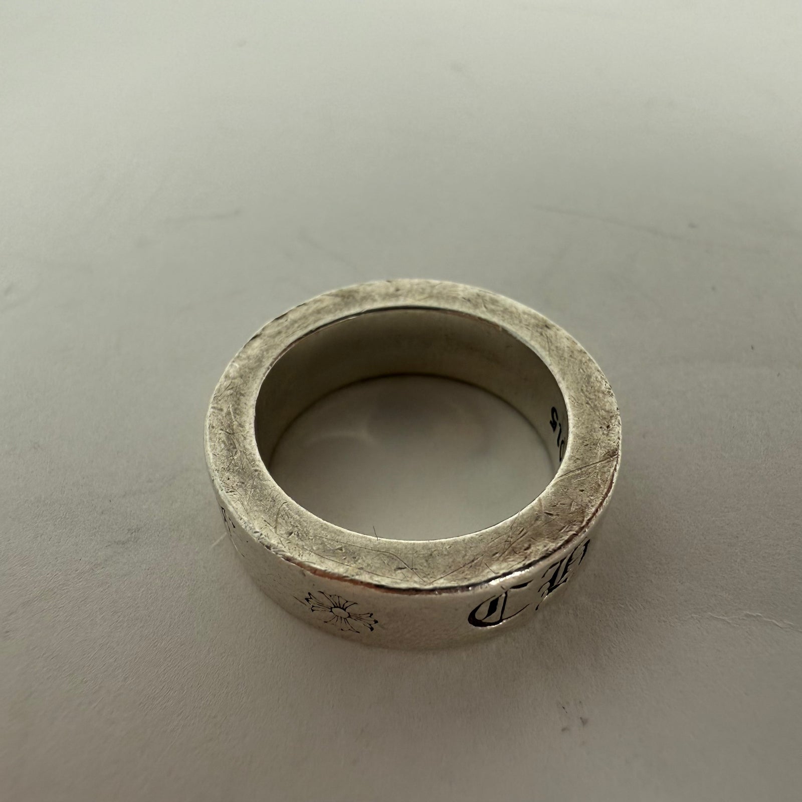 Chrome Hearts 'NYC' Spacer Ring Size 6
